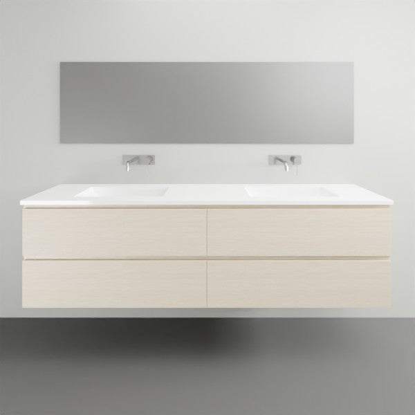 Timberline Nevada Plus Wall Hung Vanity with Regal Acrylic Top - 1800mm Double Basin | The Blue Space