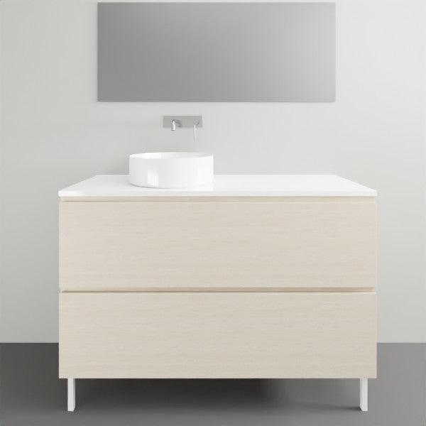Timberline Nevada Plus on Legs with Silksurface Top - 1200mm Left Hand Single Basin | The Blue Space