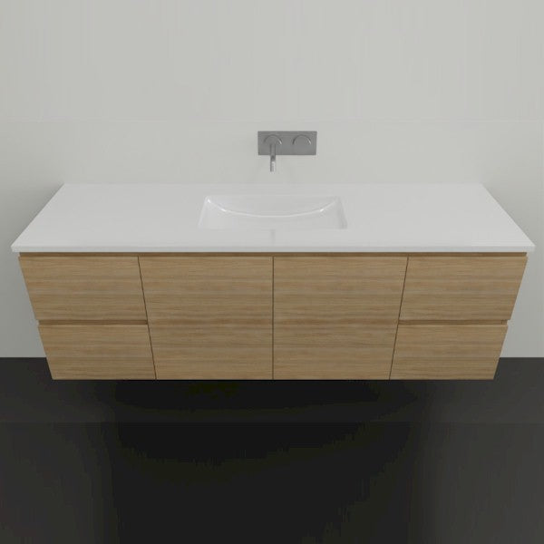 Timberline Nevada Wall Hung Vanity with Alpha Ceramic Top