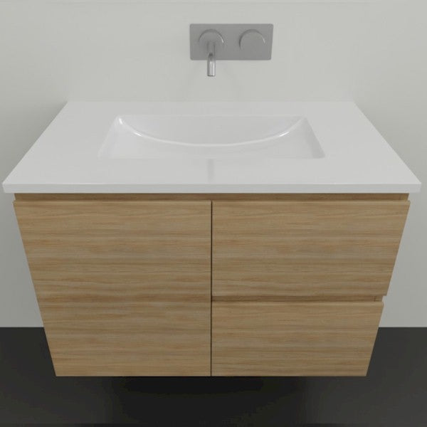 Timberline Nevada Wall Hung Vanity with Regal Acrylic Top - 750 | The Blue Space