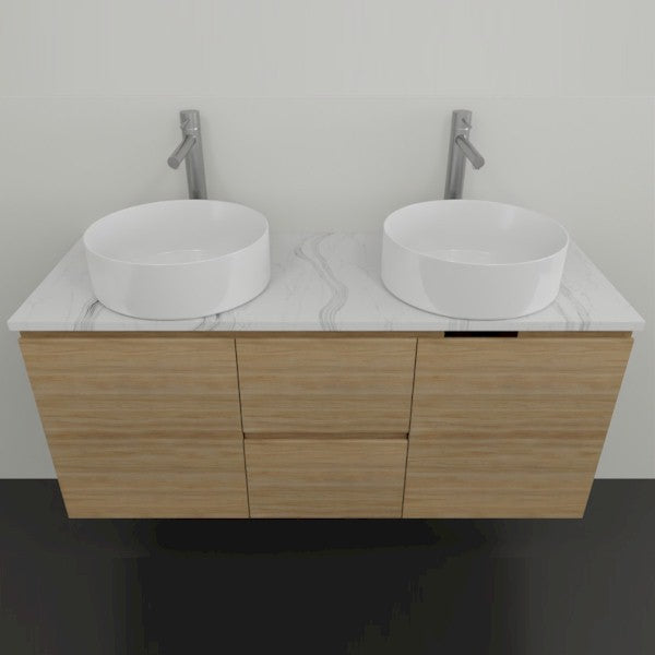 Timberline Nevada Wall Hung Vanity with SilkSurface Top & Above Counter Basin