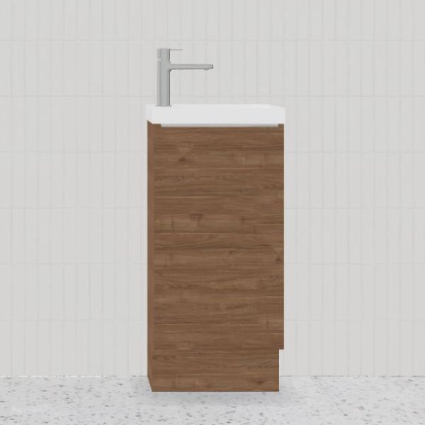 Timberline Ollie Floor Standing Vanity - 400mm Single Basin | The Blue Space