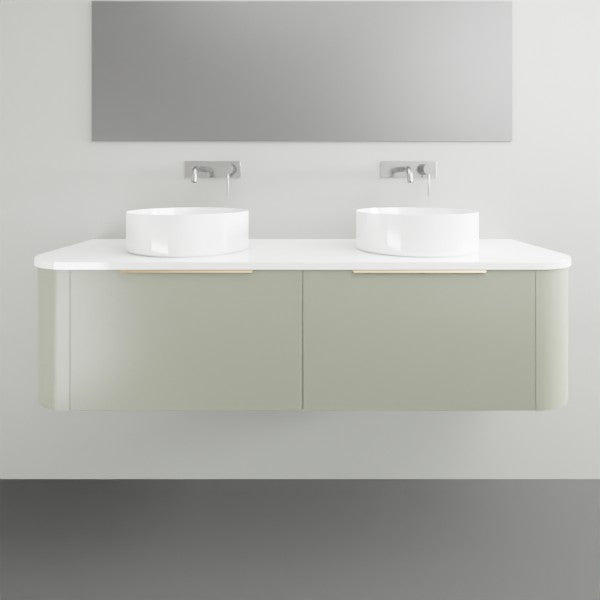 Timberline Santos Wall Hung Vanity with SilkSurface Top and Basin