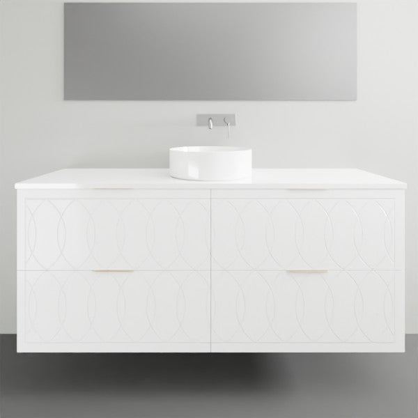 Timberline Sutherland House Deco Wall Hung Vanity - 1500mm Single Basin | The Blue Space