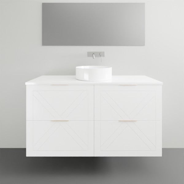 Timberline Sutherland House Farmhouse Wall Hung Vanity - 1200mm Single Basin | The Blue Space