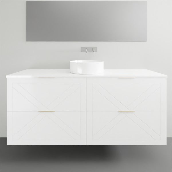 Timberline Sutherland House Farmhouse Wall Hung Vanity - 1500mm Single Basin | The Blue Space