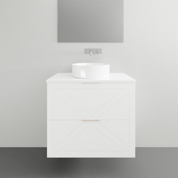 Timberline Sutherland House Farmhouse Wall Hung Vanity - 750mm Single Basin | The Blue Space