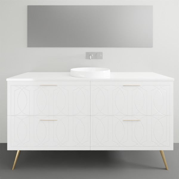 Timberline Sutherland House Regency On Legs Vanity - 1500mm Single Basin | The Blue Space