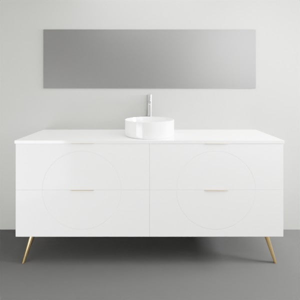 Timberline Sutherland House Retro On Legs Vanity - 1800mm Single Basin | The Blue Space