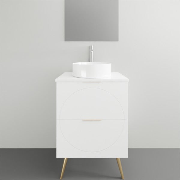 Timberline Sutherland House Retro On Legs Vanity - 600mm Single Basin | The Blue Space