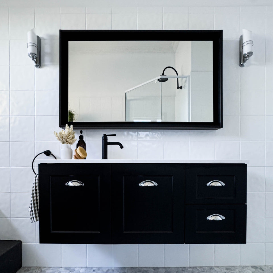 Timberline Victoria Wall Hung Vanity with Silksurface Top & Under Counter Basin
