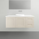Timberline Victoria Wall Hung Vanity with Silksurface Freedom Top - 1200mm Single Basin | The Blue Space