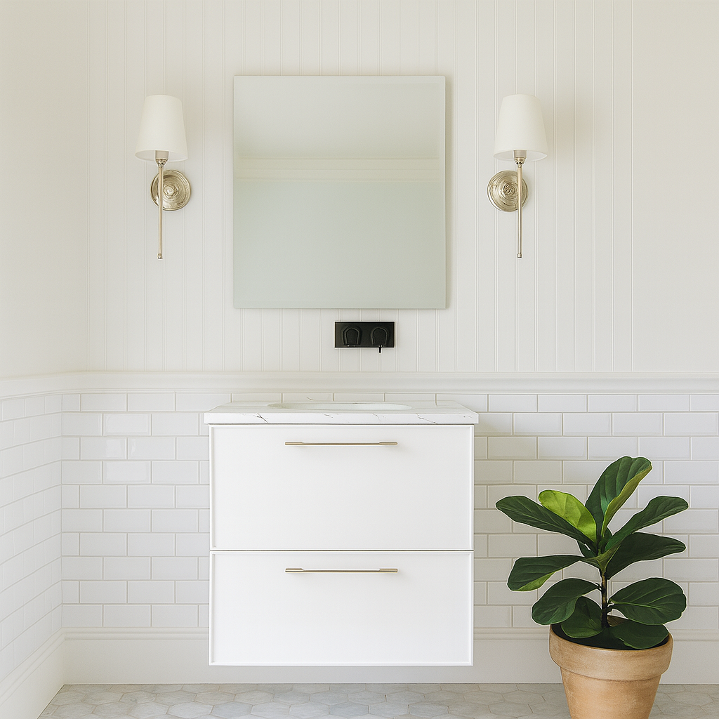 Timberline Henley Kent Wall Hung Vanity With Under Counter Basin