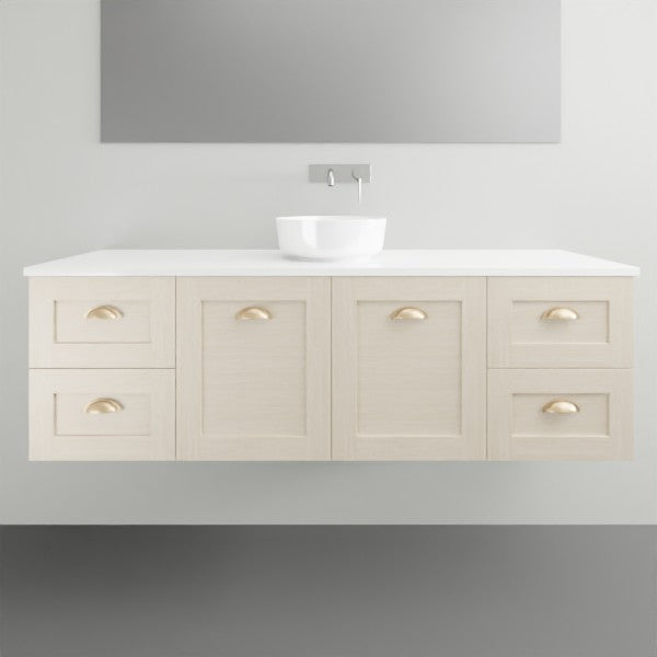 Timberline Victoria Wall Hung Vanity with Silksurface top & Above Counter Basin
