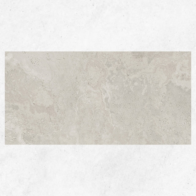 Tuscan Grey Travertine Look Tile 300mm x 600mm 36CRWSVM - The Blue Space