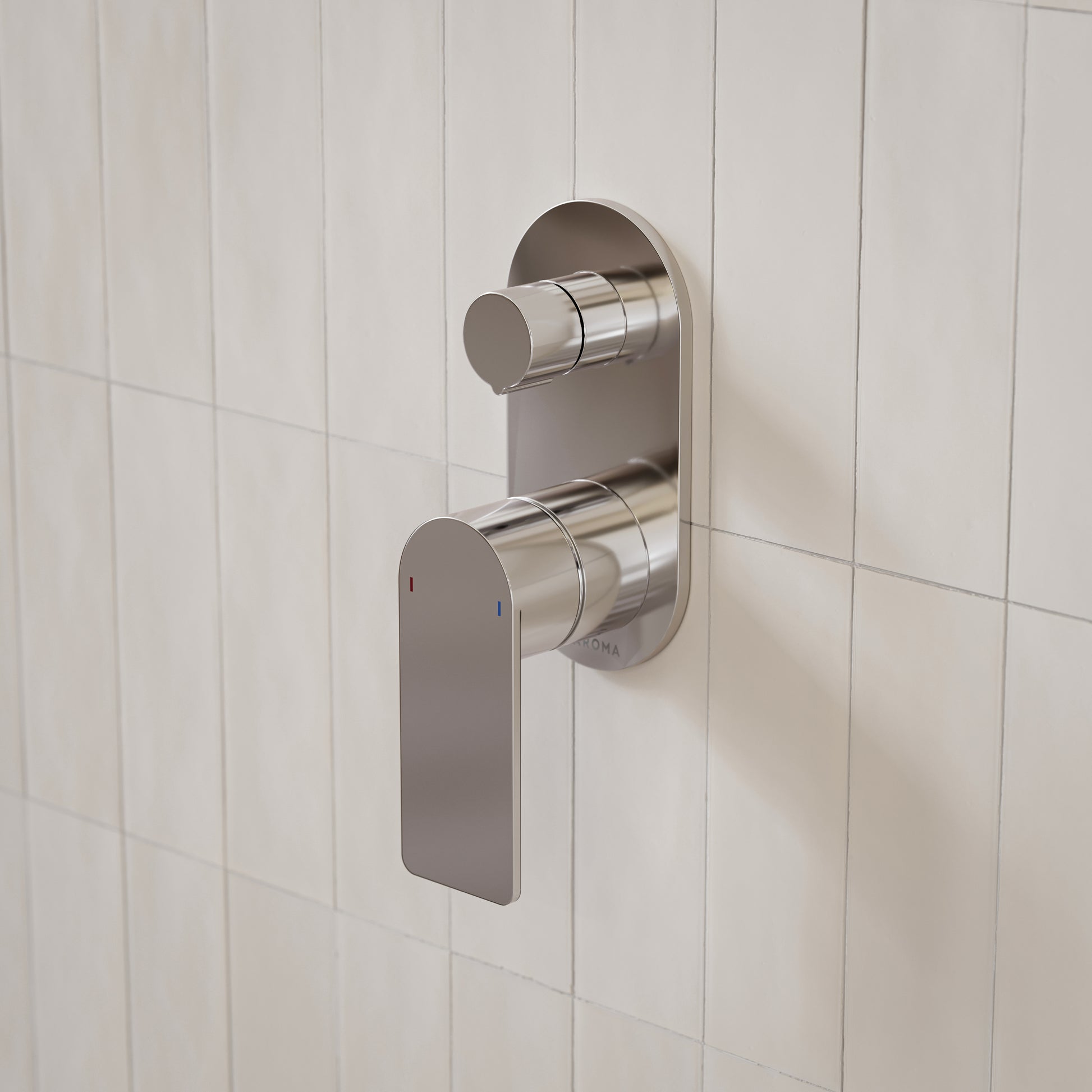 Caroma Urbane II Bath/Shower Mixer with Diverter Round Chrome