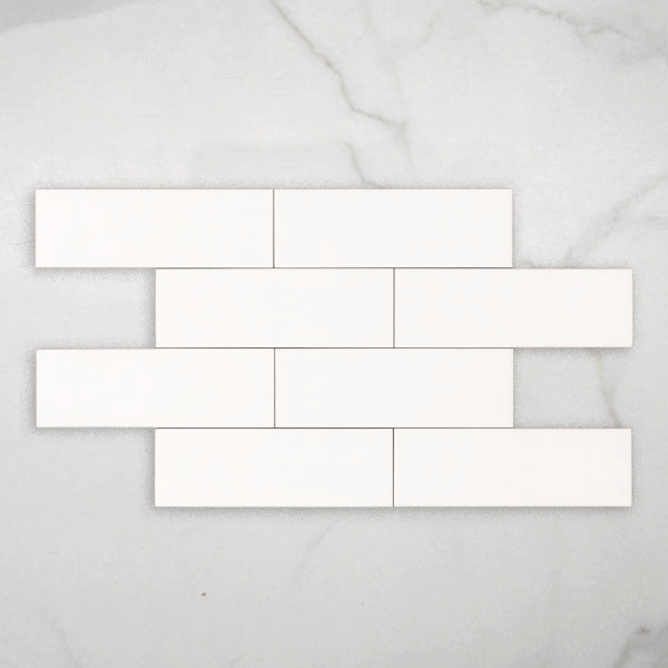 Wategos Gloss White Tile 100x300mm