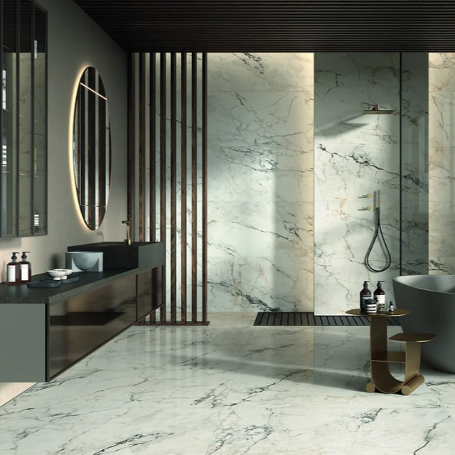 White Sofia Honed Marble Italian Porcelain Tile 1200x600x6.5mm