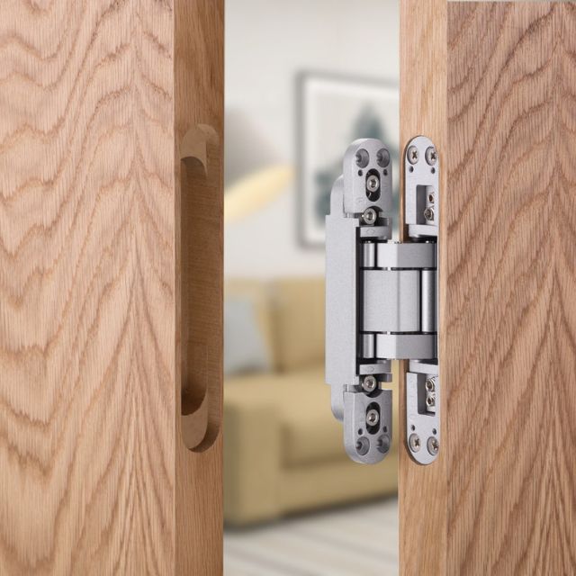 Zanda 3D Adjustable Concealed Hinge 90KG Stainless Steel - The Blue Space