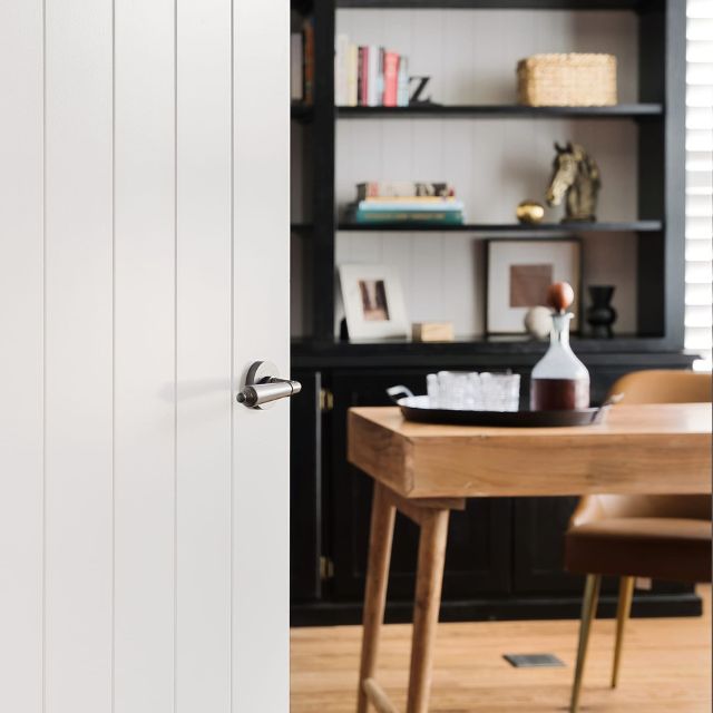Zanda Oxford Entrance Set 70mm Key/Key Graphite Nickel