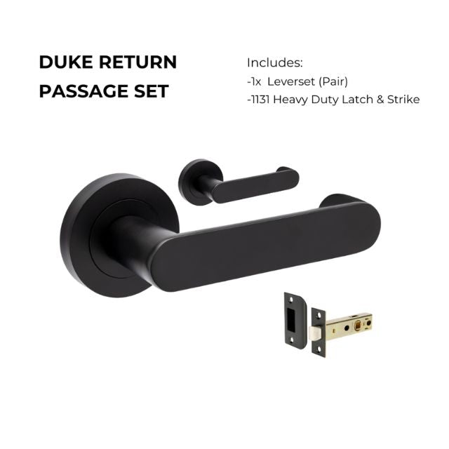 Duke Return Passage Set Matte Black 10051.BLK - The Blue Space