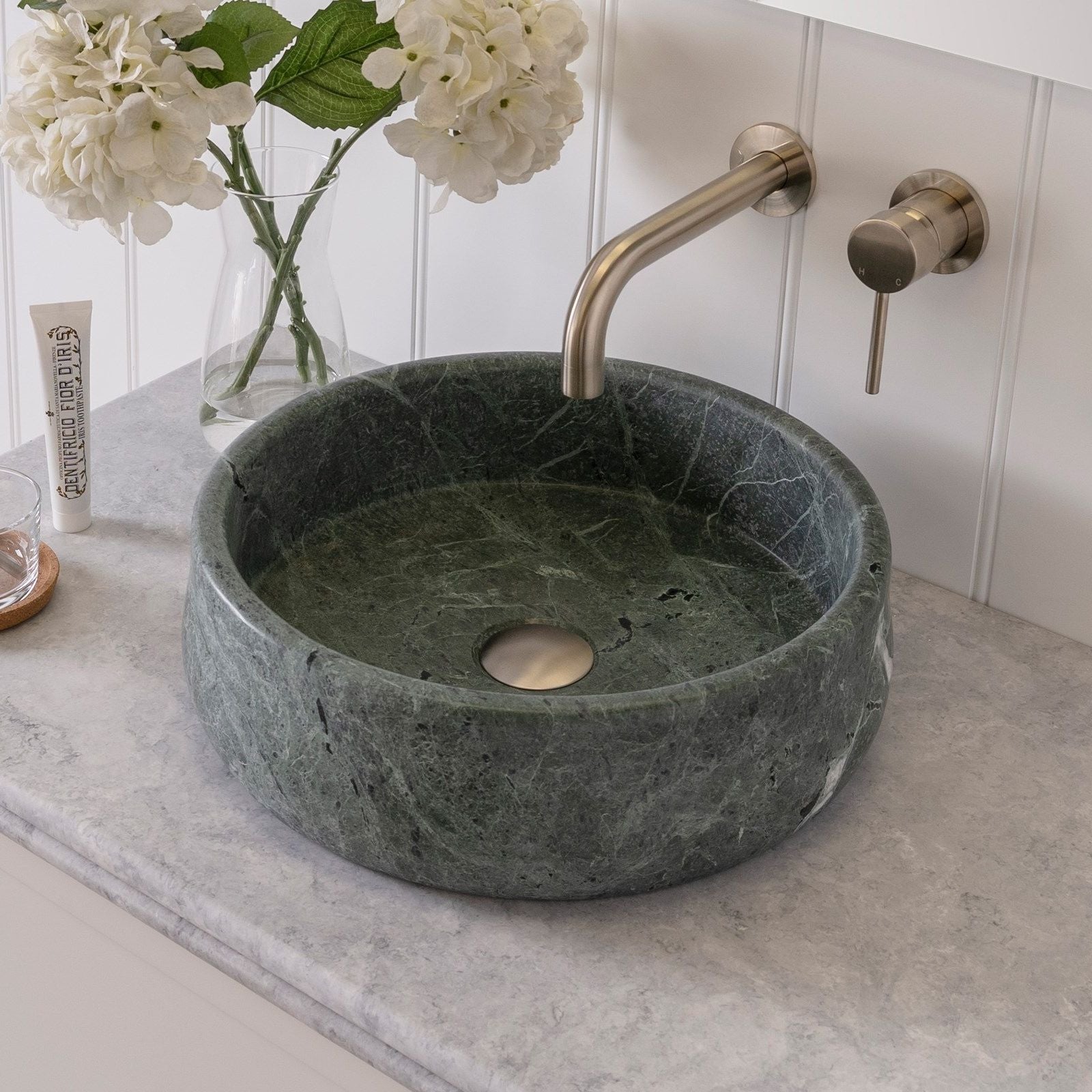 Lifestyle ADP Arlo 400mm Above Counter Basin Cape Verde TOPMARL4040CV - The Blue Space