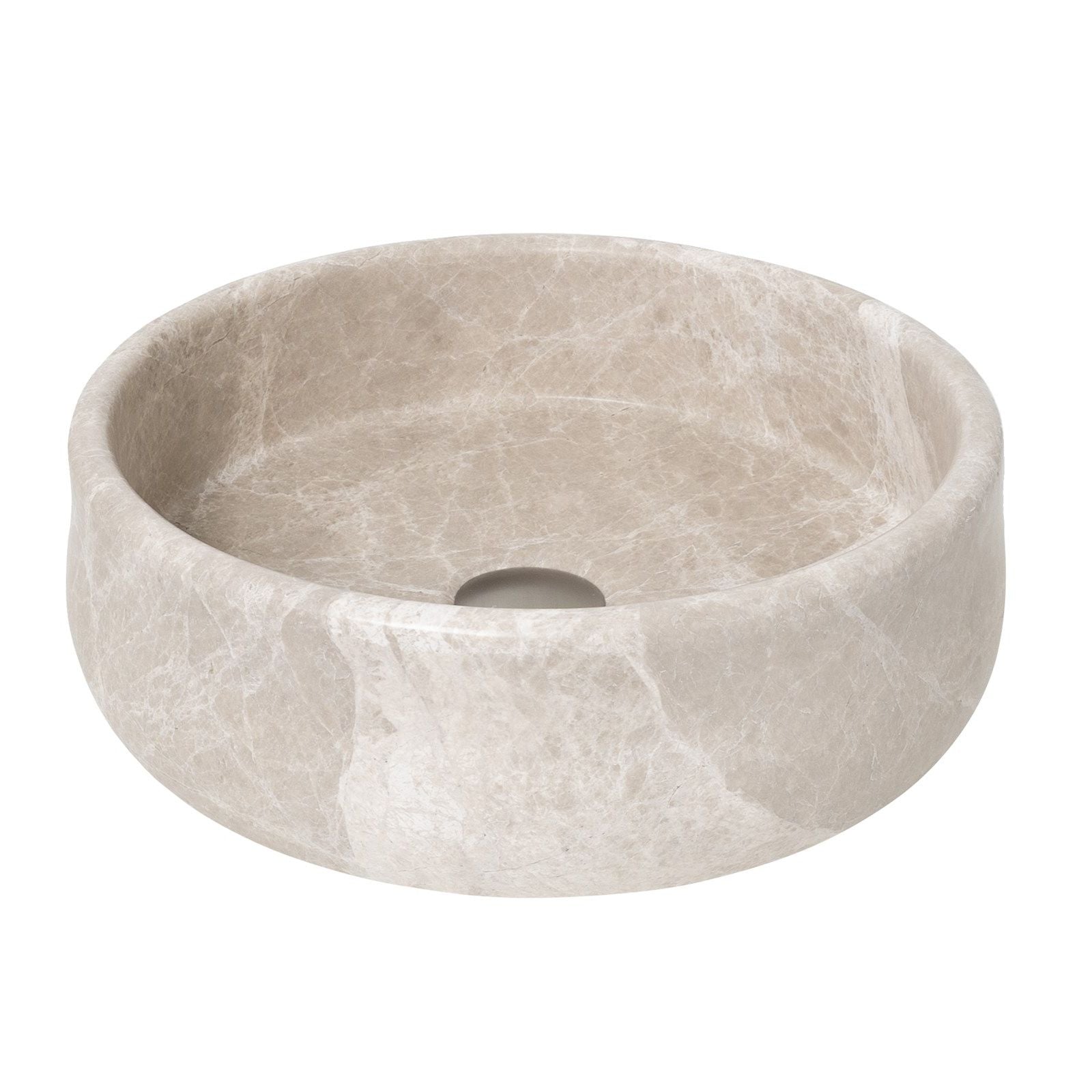 ADP Arlo 400mm Above Counter Basin Royal Beige TOPMARL4040BE - The Blue Space