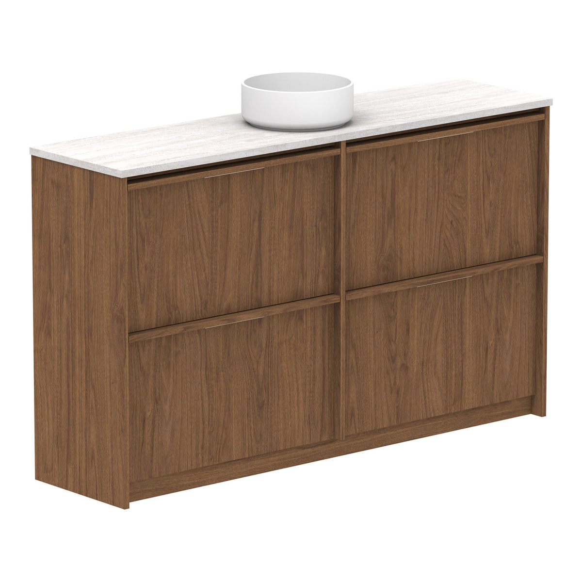 ADP Eli Ensuite 1500mm Centre Bowl Floor Standing Vanity ELIEAW1500WKCCS - The Blue Space