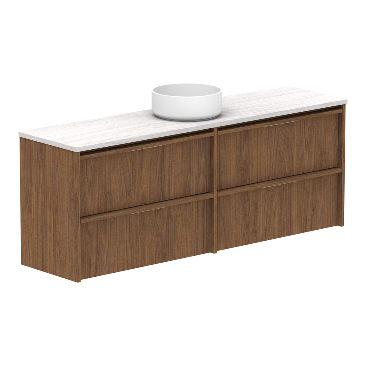 ADP Eli Ensuite 1500mm Centre Bowl Wall Hung Vanity ELIEAW1500WHCCS - The Blue Space