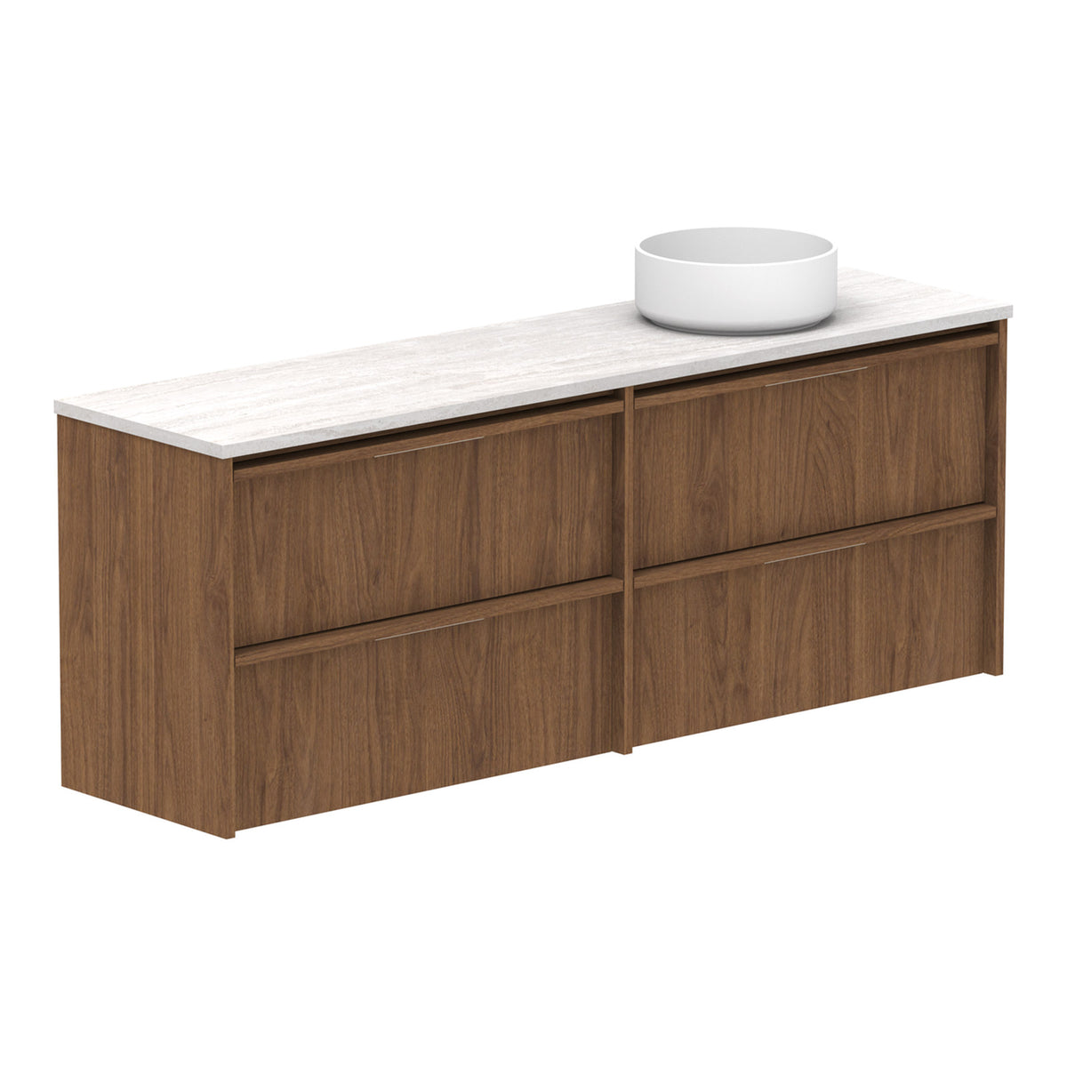 ADP Eli Ensuite 1500mm Right Bowl Wall Hung Vanity ELIEAW1500WHRCP - The Blue Space