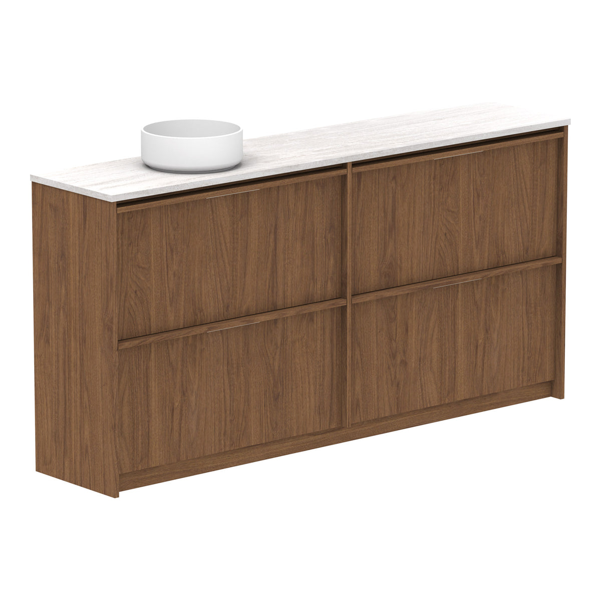 ADP Eli Ensuite 1800mm Left Bowl Floor Standing Vanity ELIEAW1800WKLCS - The Blue Space