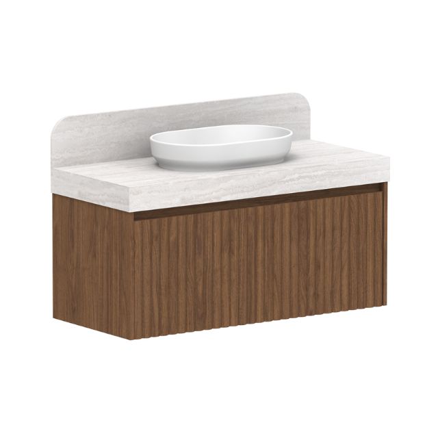 ADP Harper Wall Hung Vanity with Durasein Benchtop - 1135mm Centre Bowl HARFAS1135WHCDU | The Blue Space
