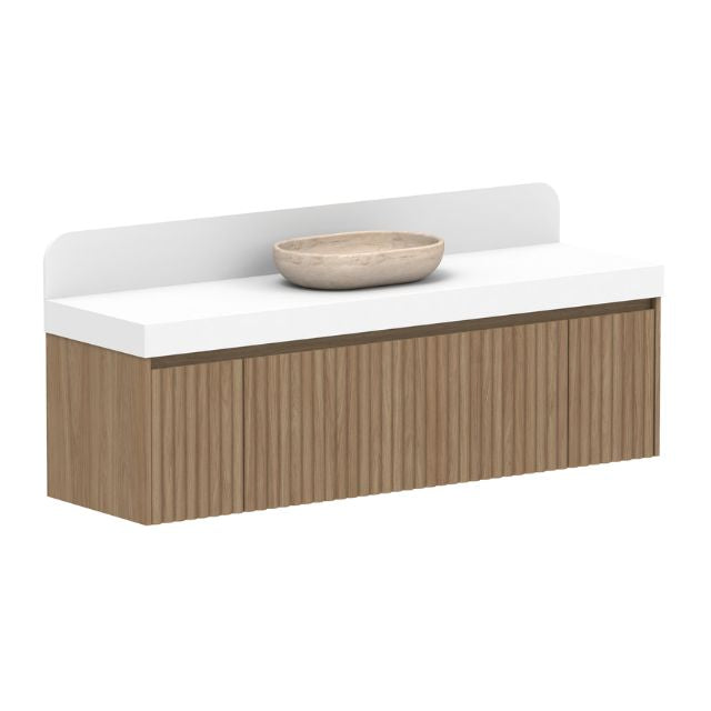 ADP Harper Wall Hung Vanity with Durasein Benchtop - 1735mm Centre Bowl HARFAS1735WHCDU | The Blue Space