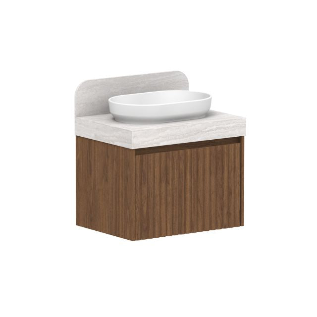 ADP Harper Wall Hung Vanity with Durasein Benchtop - 685mm Centre Bowl HARFAS0685WHCDU | The Blue Space