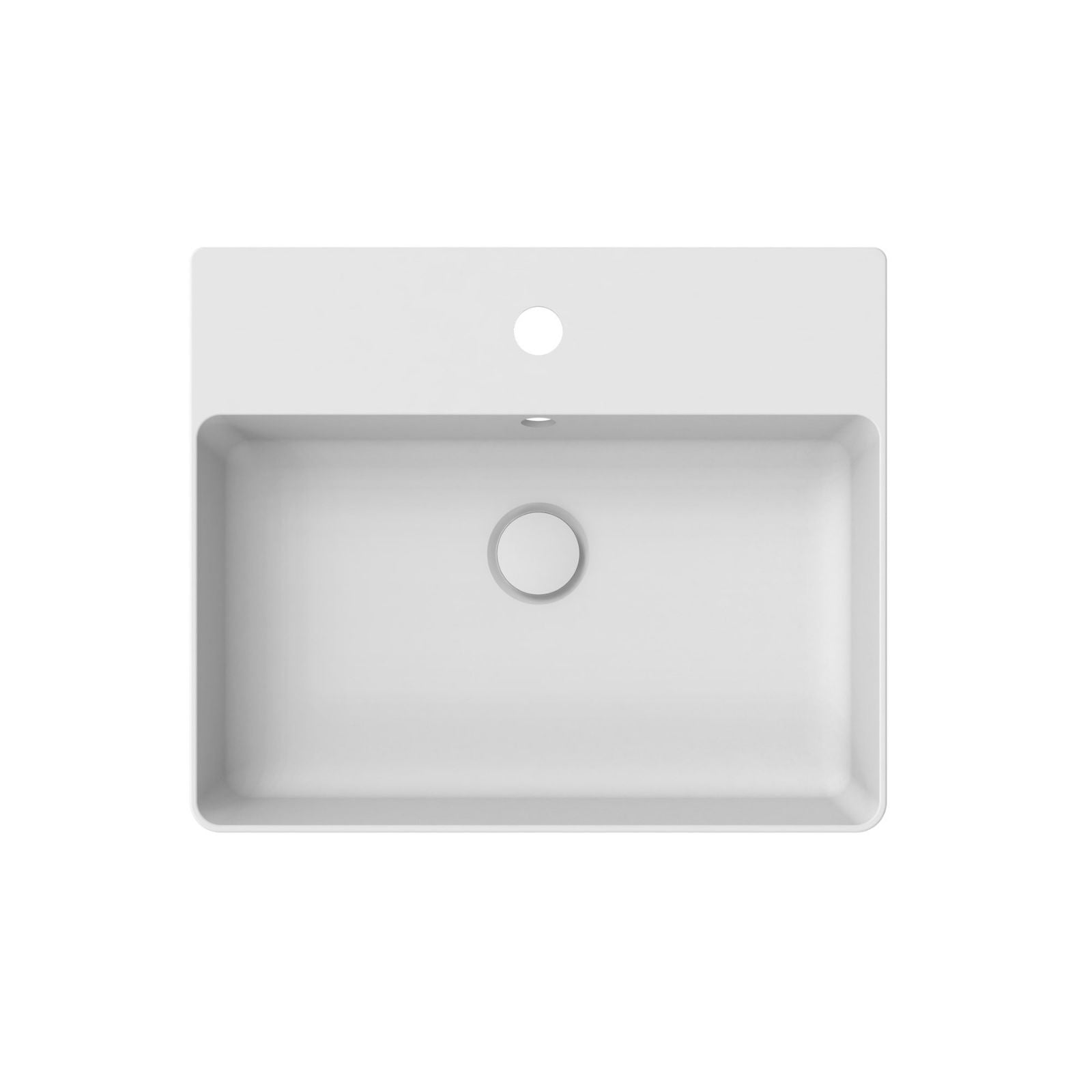 ADP Jack 500 x 420 Above Counter Basin Matte White TOPCJAC5042MW - The Blue Space
