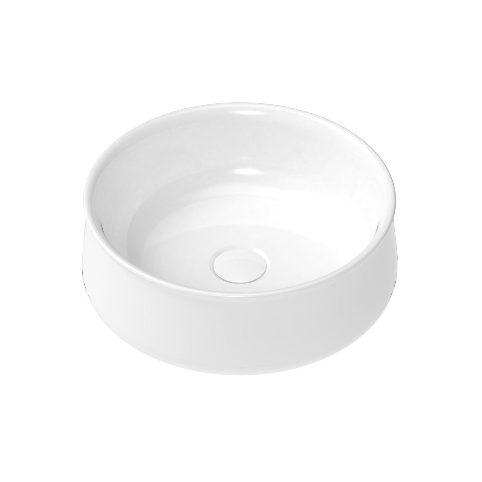 ADP Jennifer 360mm Above Counter Basin Gloss White TOPCJEN3636GW - The Blue Space