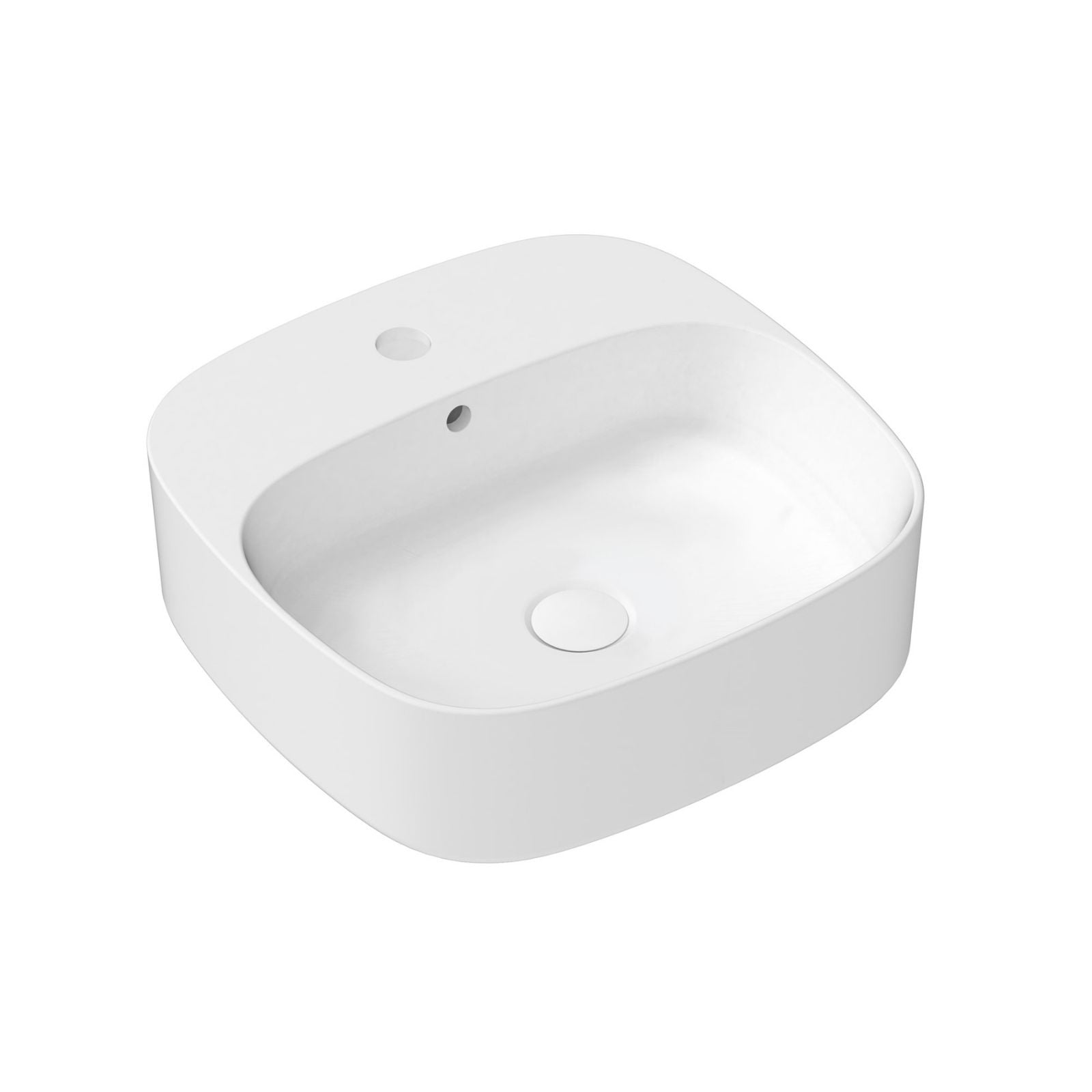 ADP Jill 420 x 420 Above Counter Basin Gloss White TOPCJIL4242GW - The Blue Space