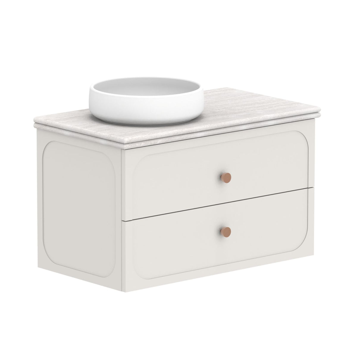 ADP Madden Wall Hung Vanity with Manor Cherry Pie Benchtop MADFAW0900WHLCP - The Blue Space