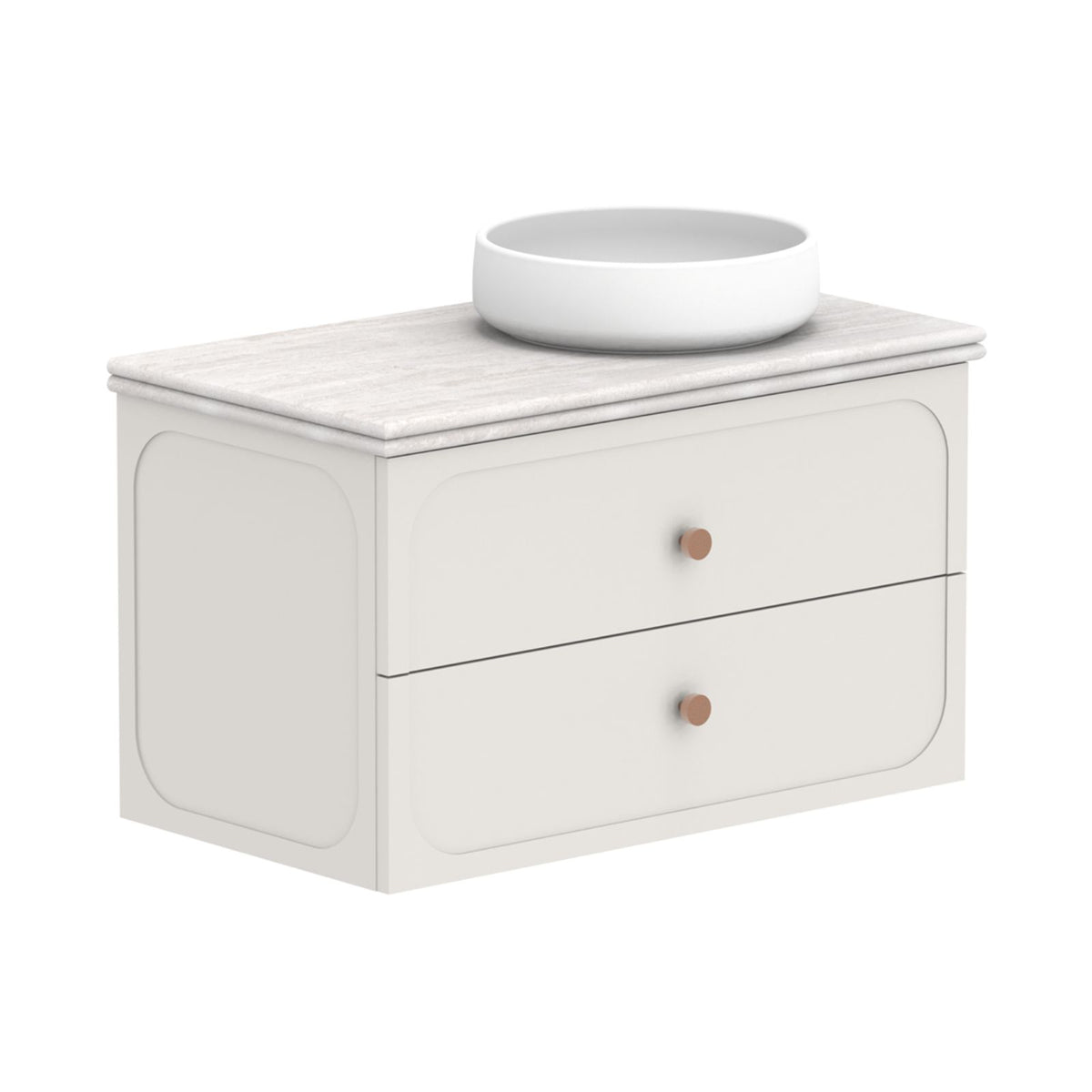 ADP Madden Wall Hung Vanity with Manor Cherry Pie Benchtop MADFAW0900WHRCP - The Blue Space