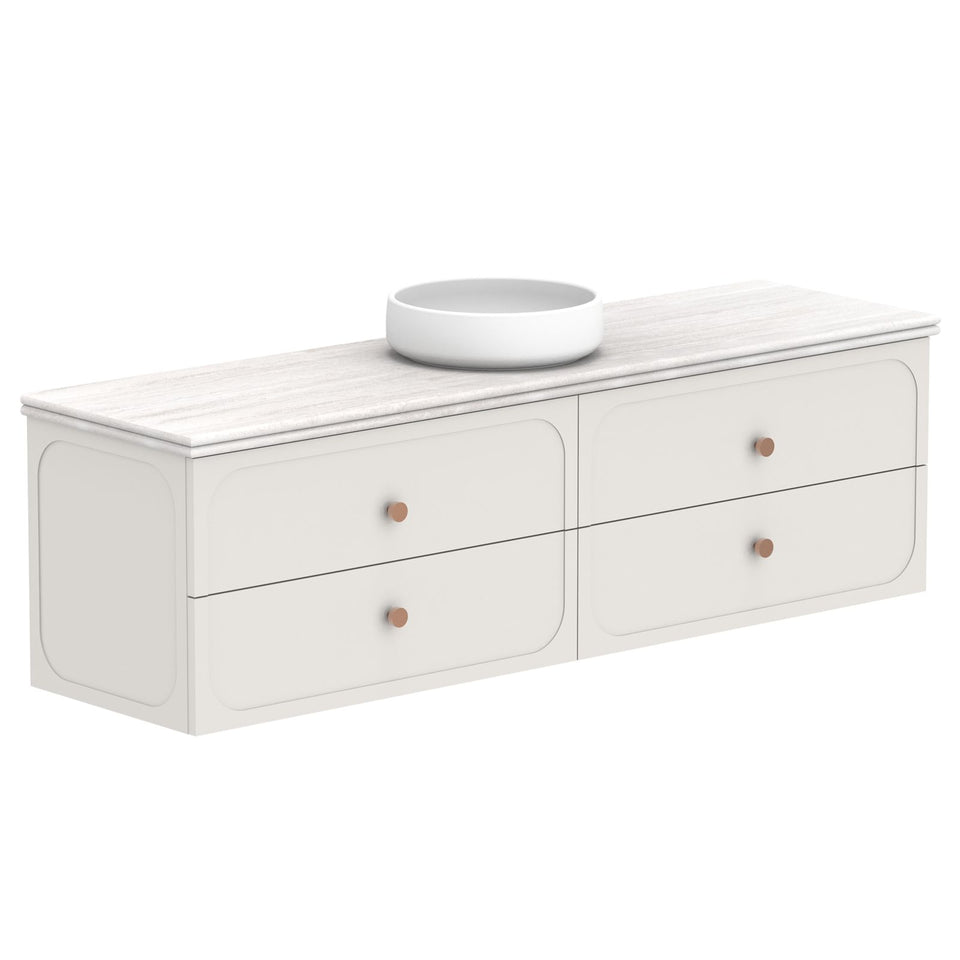 ADP Madden Wall Hung Vanity with Cherry Pie Benchtop