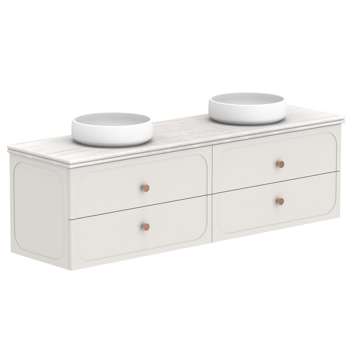ADP Madden Wall Hung Vanity with Manor Cherry Pie Benchtop MADFAW1800WHDCP - The Blue Space