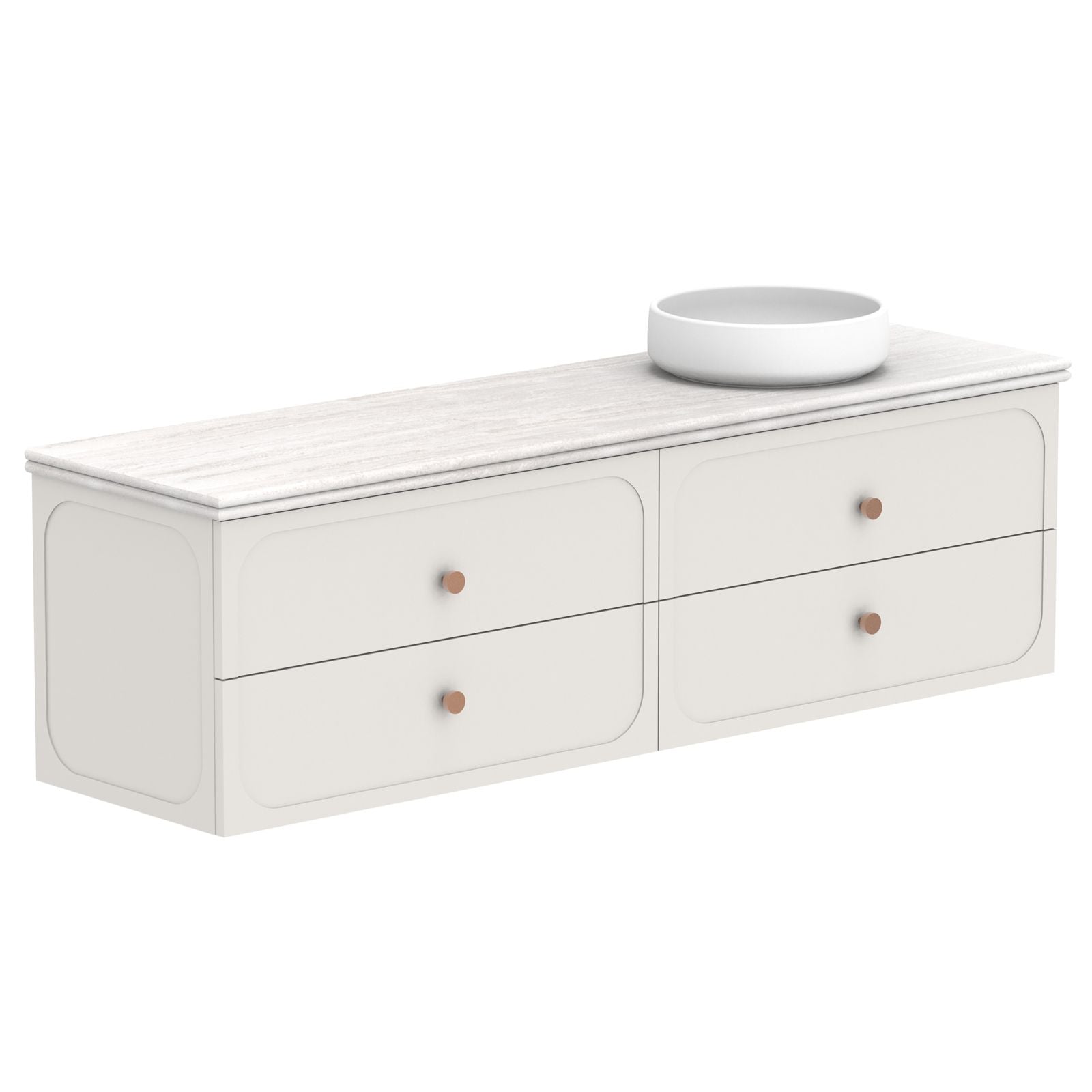 ADP Madden Wall Hung Vanity with Manor Cherry Pie Benchtop MADFAW1800WHRCP - The Blue Space