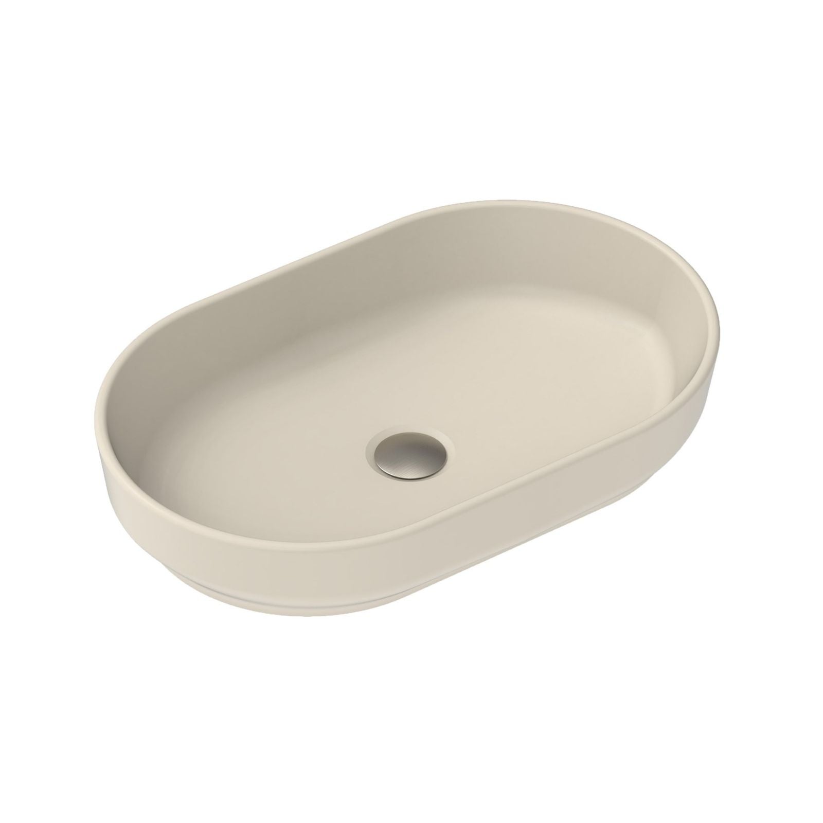 ADP Marilyn 550 x 350 Above Counter Basin Matte Ivory TOPCMAL550MI - The Blue Space