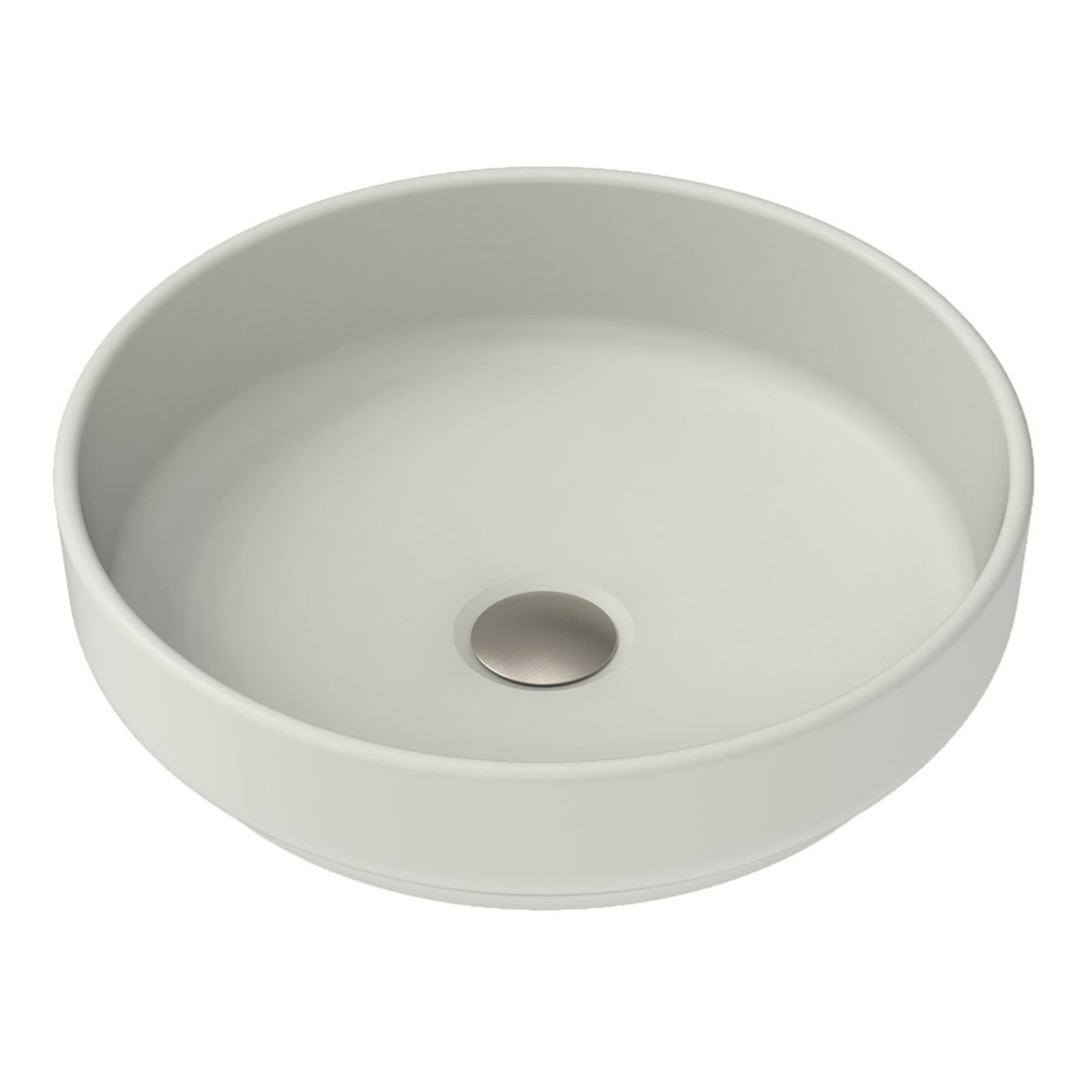 ADP Monroe 400mm Above Counter Basin Matte Concrete TOPCMNR400MC - The Blue Space