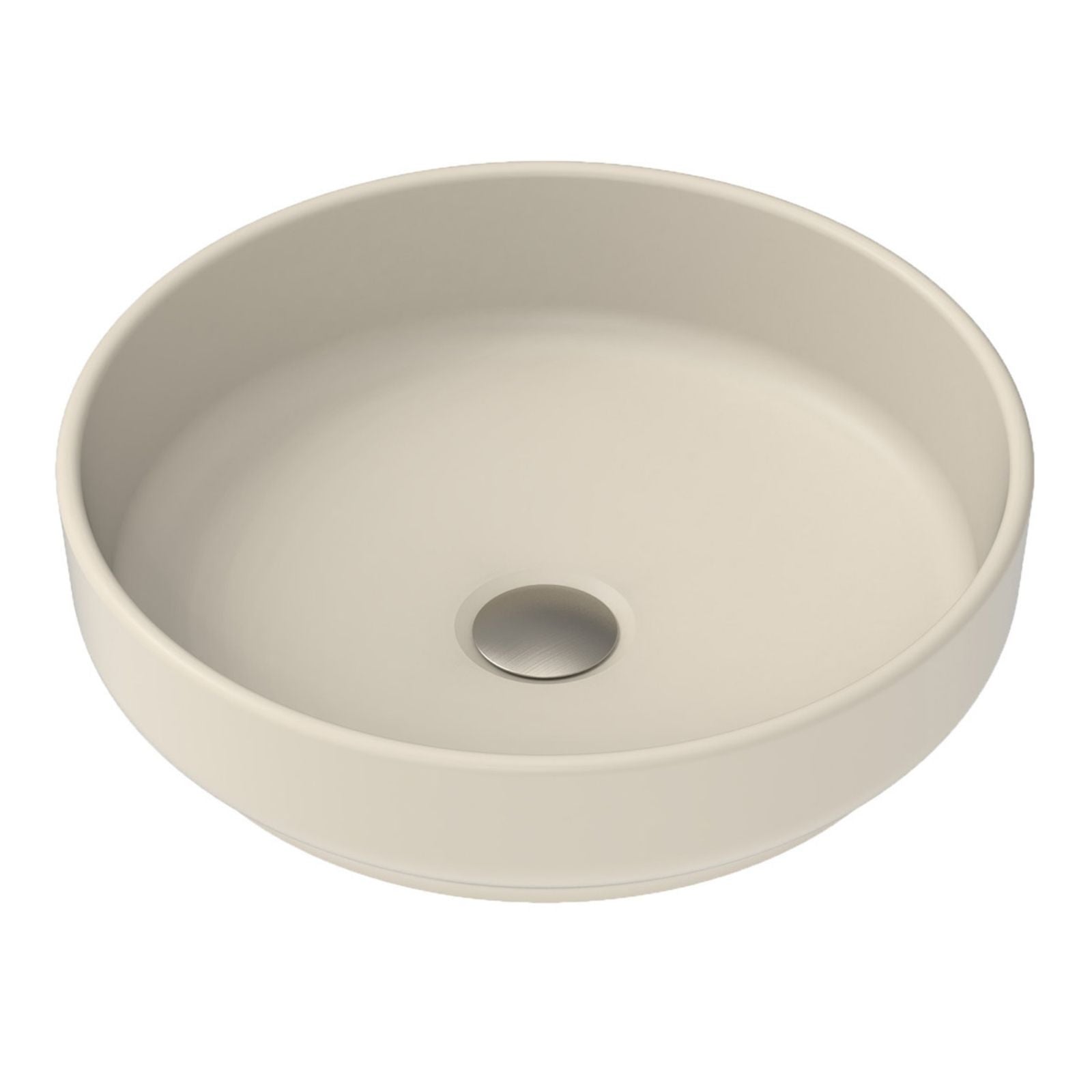 ADP Monroe 400mm Above Counter Basin Matte Ivory TOPCMNR400MI - The Blue Space
