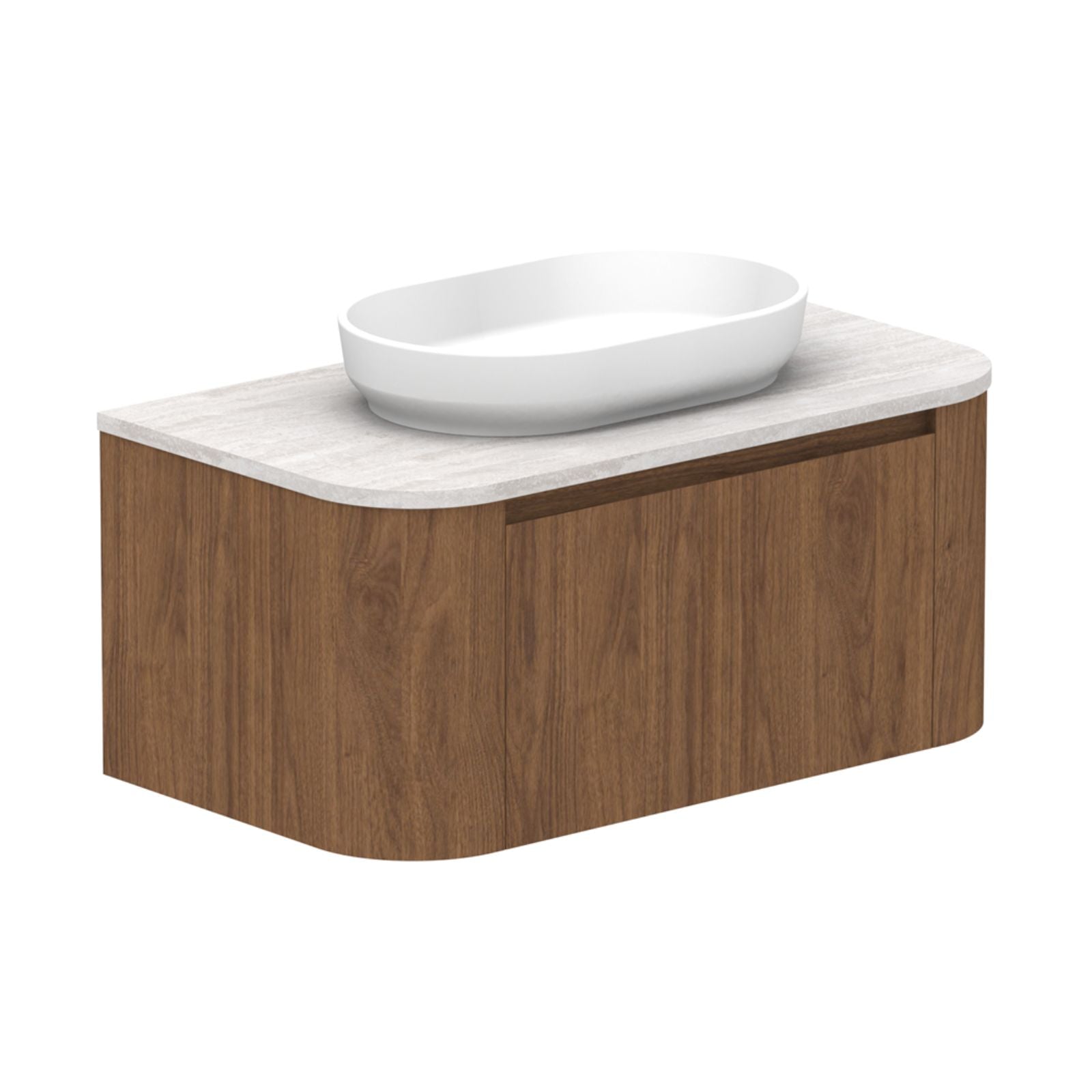 ADP Surry Wall Hung Vanity with Cherry Pie Benchtop SURFAS0900WHCCP - The Blue Space