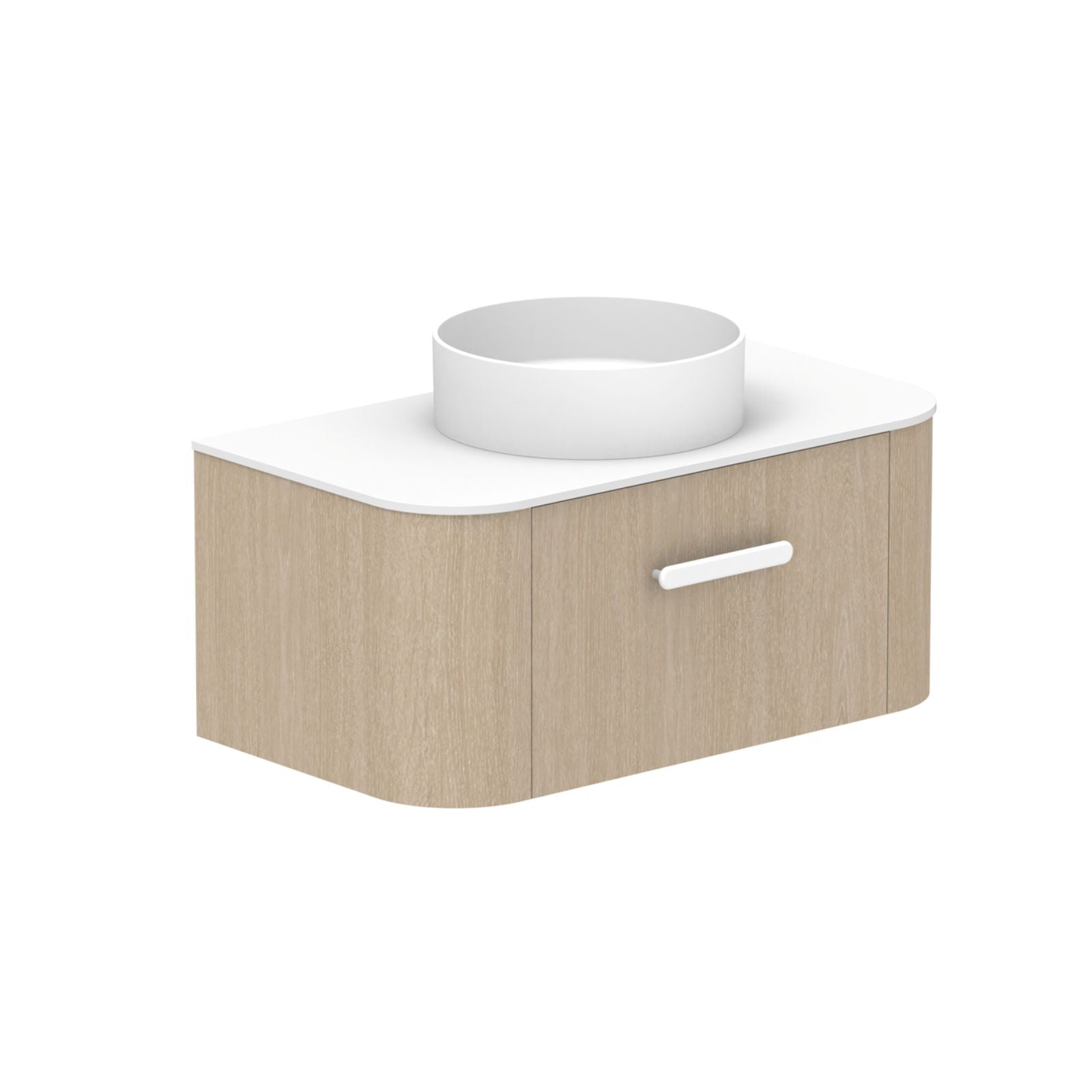 ADP Surry Wall Hung Vanity with Durasein Benchtop SURFAS0900WHCDU - The Blue Space