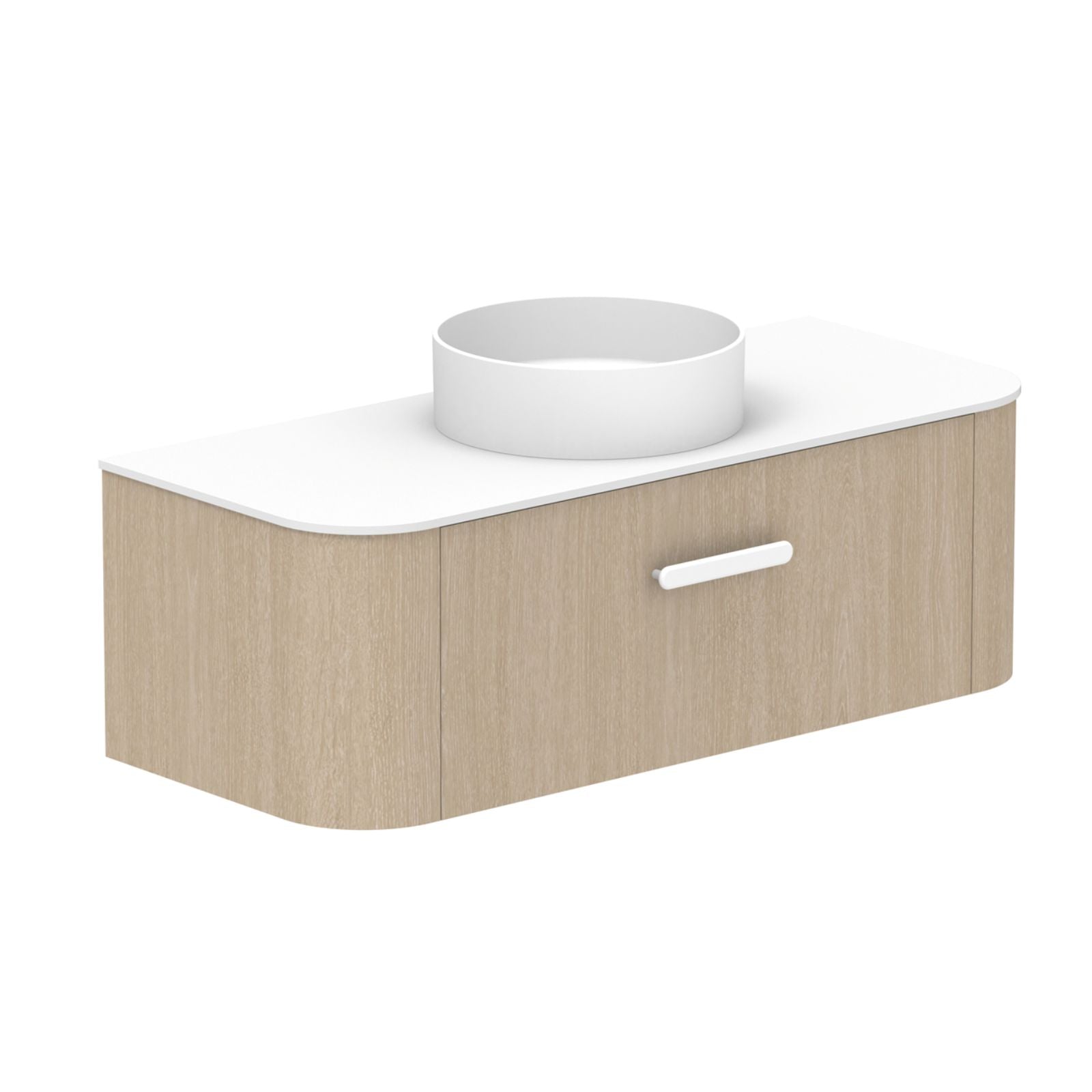 ADP Surry Wall Hung Vanity with Durasein Benchtop SURFAS1200WHCDU - The Blue Space