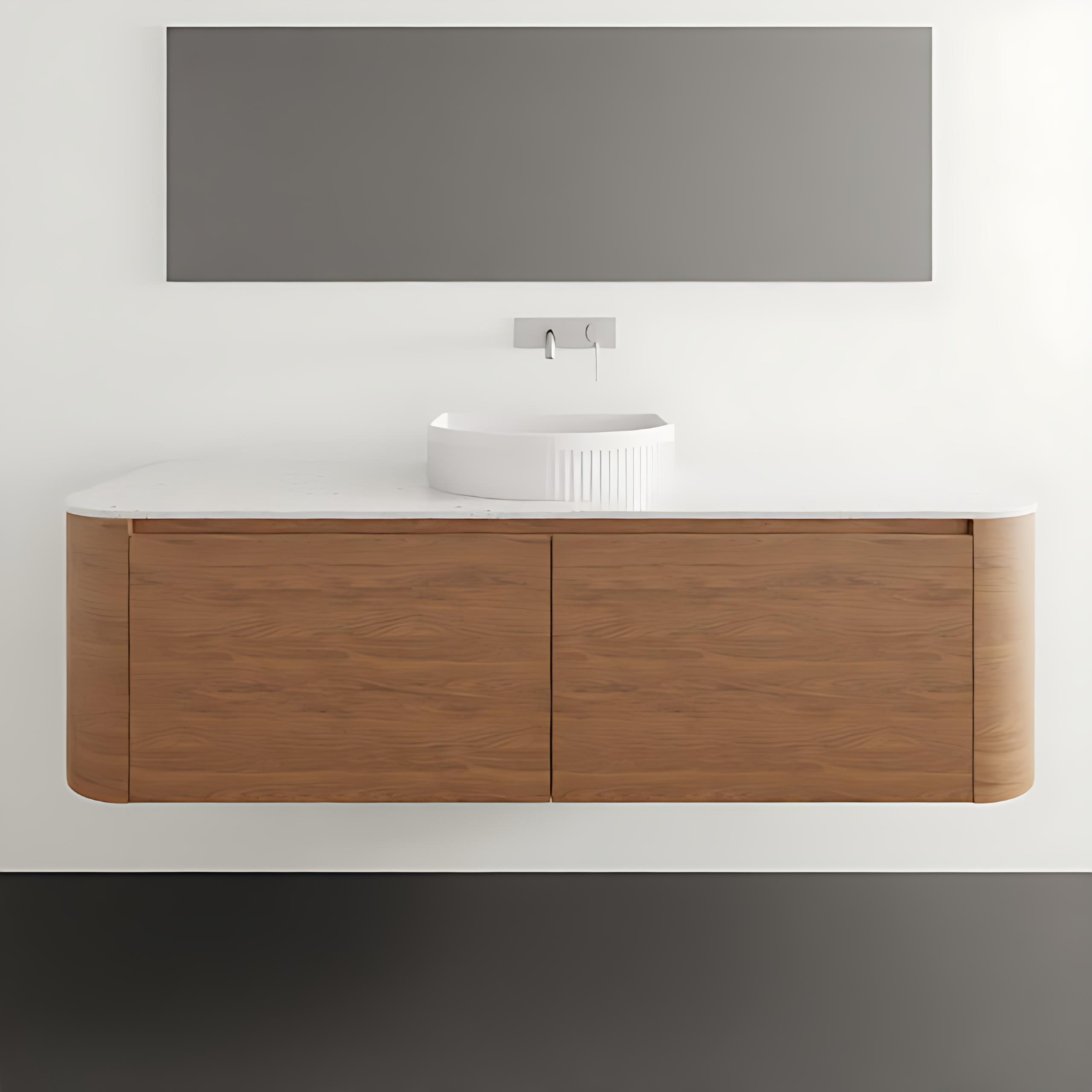 ADP Surry Wall Hung Vanity with Durasein Benchtop SURFAS1500WHCDU - The Blue Space