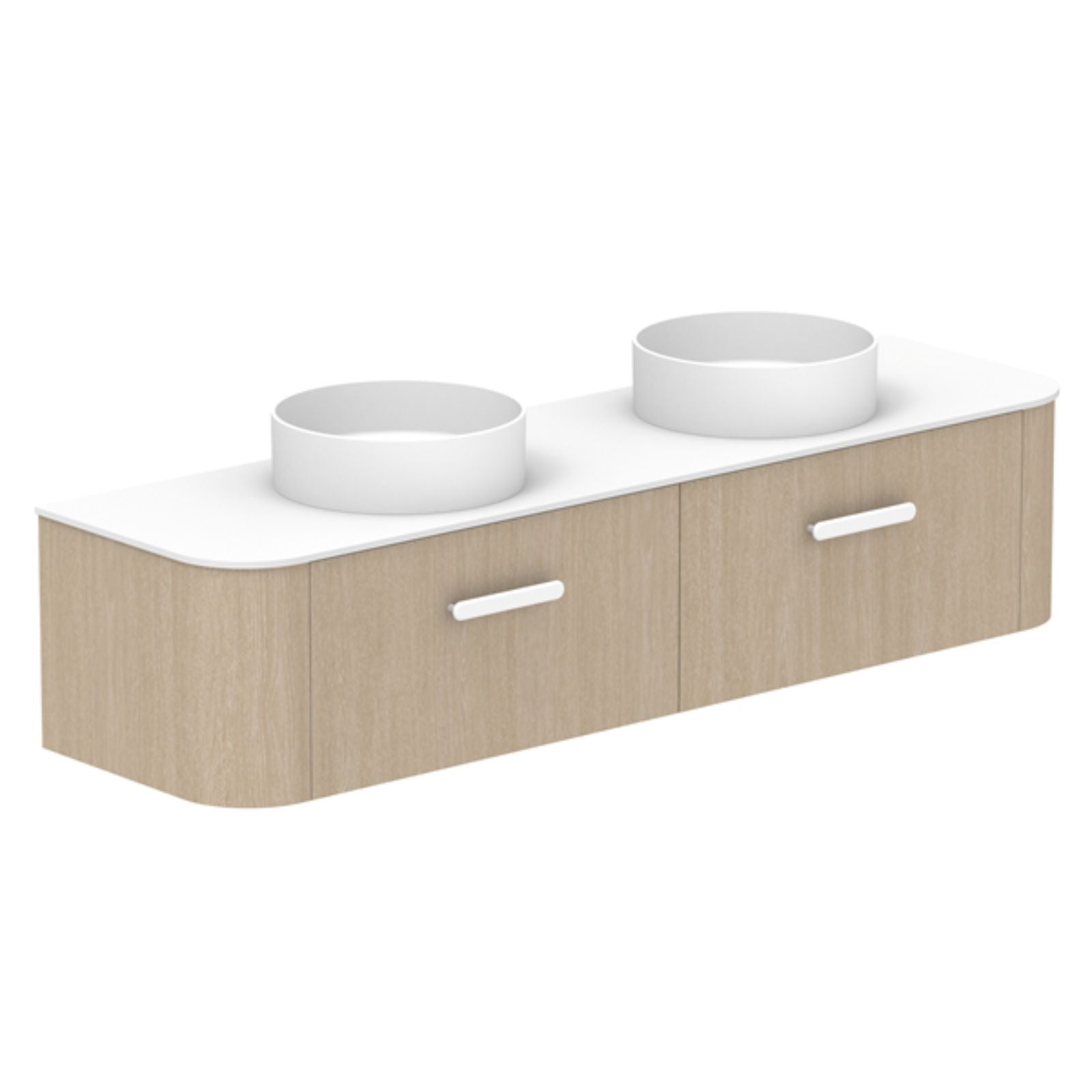 ADP Surry Wall Hung Vanity with Durasein Benchtop SURFAS1800WHDDU - The Blue Space